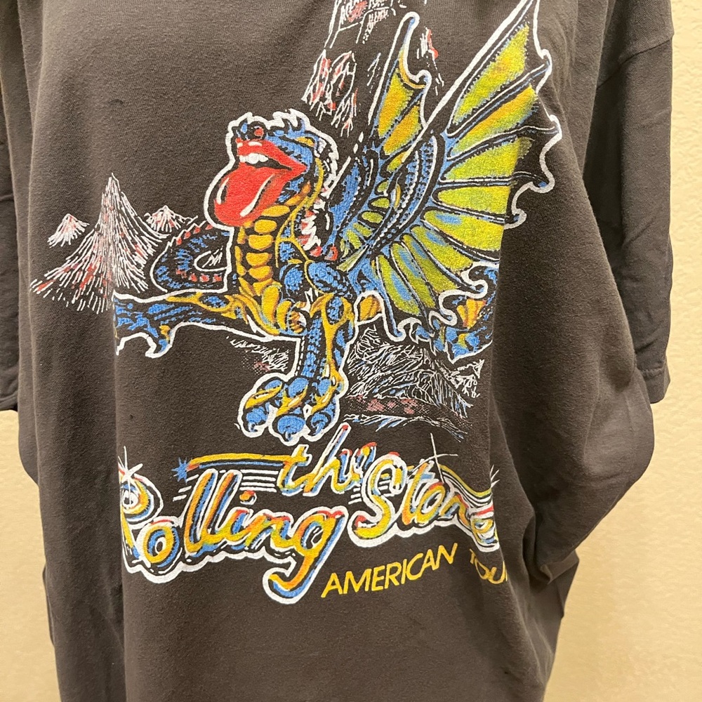 Rolling Stones One Size Graphic Dragon T-Shirt